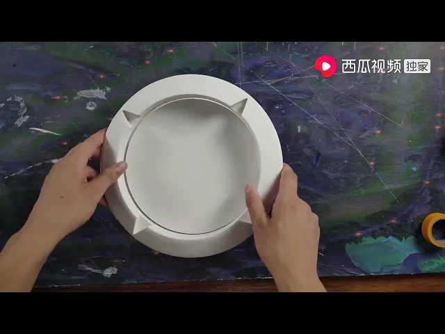 手工制作斗罗大陆昊天锤模型,组件结构超复杂,看小伙如何来挑战 西瓜视频
